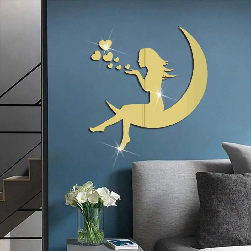 Lunar Dream Acrylic Wall Decals